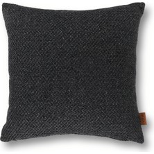 HoHo Decor Mira Akrilik Pamuklu Keten 50*50 Düz Dikişli Kırlent Siyah