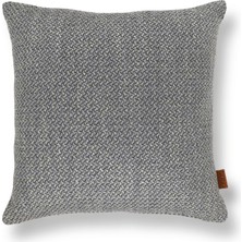 HoHo Decor Mira Akrilik Pamuklu Keten 50*50 Düz Dikişli Kırlent Gri