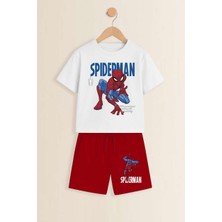 Barbosa Erkek Çoçuk Örümcek Adam 2'li T-Shirt Şort Takım