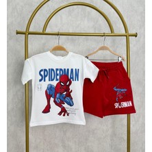 Barbosa Erkek Çoçuk Örümcek Adam 2'li T-Shirt Şort Takım