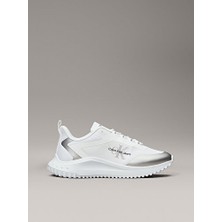 Calvin Klein EVA RUNNER LOW LACE MIX M Beyaz Kadın Sneaker