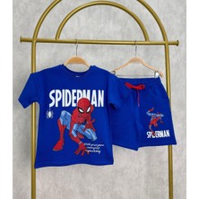 Barbosa Erkek Çoçuk Örümcek Adam 2'li T-Shirt Şort Takım