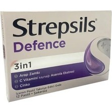 Strepsils Defence 3 in1 12 Pastil Defence 3 in1 12 Pastil