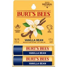 Burt's Bees Vanilya Çekirdekli (%100 Doğal) Dudak Balsamı 2'li