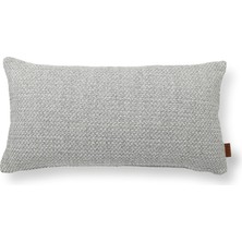 HoHo Decor Mira Akrilik Pamuklu Keten 35*65 Düz Dikişli Kırlent Gri