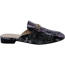 Poletto   Deri Lıla Sıyah Babet Terlik 69 11 V1