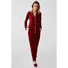 1035-PERİN Penye 2'li Gecelik Pijama Takımı