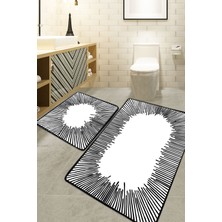 Somber Siyah 60x100 Cm Banyo Paspası Djt