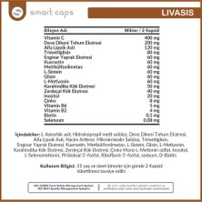 Smartcaps  Livasis 60 Bitkisel Kapsül