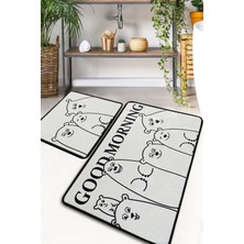 Chilai Home Miremenjes 2'li Set Banyo Halısı Djtbanyo