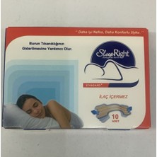 Sleep Right Standart Burun Bandı 10'lu Red