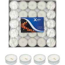 5 gr Beyaz Tealight Mum 50 Adet
