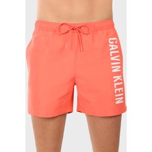 Calvin Klein Logo Baskılı Regular Fit Lastikli Bel Mayo Short KM0KM01092U07 Erkek Mayo Short KM0KM01092 U07