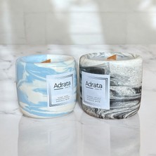 Küçük 2'li Dekoratif Mum Seti - Aloe Vera ve Sandal Ağacı
