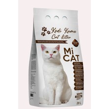 Mi Cat 20 Litre Toprak Kokulu Kedi Kumu Koku Hapseden Aktif Karbonlu Süper Topaklanan ve Tozsuz