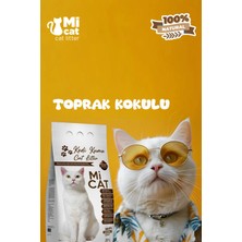 Mi Cat 20 Litre Toprak Kokulu Kedi Kumu Koku Hapseden Aktif Karbonlu Süper Topaklanan ve Tozsuz