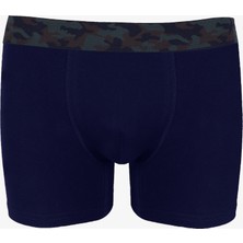 Erkek Tekli Pamuklu Likralı Boxer