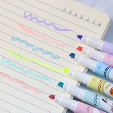 6'lı Fosforlu Kalem S - Sanrio Karakterleri, Kuromi, Kitty