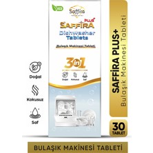 Saffira Plus Bulaşık Tableti 30`lu Renksiz Saf