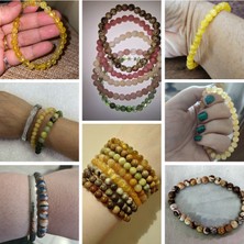 FuhaoshopC 23CM Tarzı 15.kedi Gözü Sarı Kahverengi 6mm Doğal Taş Bileklik Kaplan Gözü Bilezikler Erkek ve Kadınlar Için Citrine Jades Zincir Boncuk Bilezikler Meditasyon Takı (Yurt Dışından)