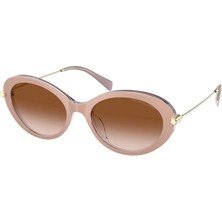 Michael Kors MK2245U-401513 Kadın Güneş Gözlüğü Pembe Çerçeve Kahverengi Degrade Cam