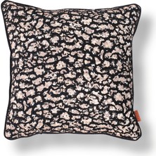 HoHo Decor Vicente Leopar Luxury Viskon Şönil 50*50 Biyeli Kırlent Çok Renkli
