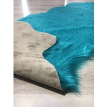 Doğuş Peluş Halı Apost Turkuaz 75 x 200 cm  Post Halı Yolluk
