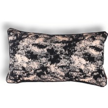 HoHo Decor Vicente Luxury Viskon Şönil 35*65 Biyeli Kırlent Çok Renkli