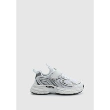 Beyaz-Siyah Erkek Çocuk Sneaker