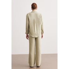 Yeşil 4 Kat Müslin Pijama Pantolon