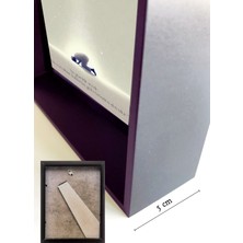 Manevî Motivasyon Tabloları - Ne Güzeldir Secde 1 - Dijital Baskı (26,7 x 20,7 x 5  cm )