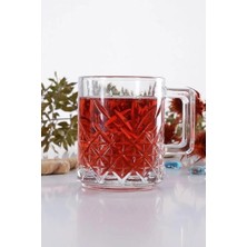 55462 Timeless Cam 2'li 250CC Kulplu Çay Kahve Mug Kupa Bardak Takımı