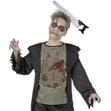 Kafaya Saplanmış Hallowe Kanlı E Şaka Tacı