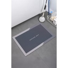 Omilife Kare Sihirli Su Emici Kaydırmaz Banyo Paspası Ayak Matı Kaymaz Tabanlı Abdest Paspası 3,5 mm