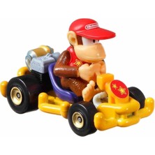 Hot Wheels Mario Kart Diddy Kong Pipe Frame Die-Cast Araba