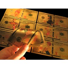 Gold Banknote Winnie The Pooh (Ayı Winnie) 24K Altın Kaplama 7 Li Set