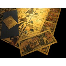 Gold Banknote 16 Adet Star Wars 24 Ayar Altın Kaplama Sertifikalı Set
