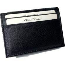 Self Leather Minimal Hakiki Deri Kartlık