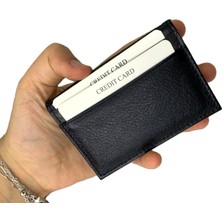 Self Leather Minimal Hakiki Deri Kartlık