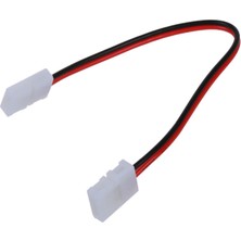 Hazar Led Şerit Led İçin İki Yönlü Hızlı Konnektör Kablo 2 Pin (5 Adet)