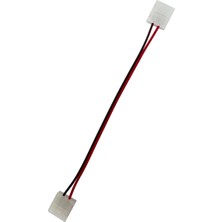 Hazar Led Şerit Led İçin İki Yönlü Hızlı Konnektör Kablo 2 Pin (5 Adet)
