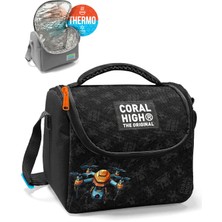 Coral High Siyah Drone Desenli Thermo Beslenme Çantası 22791