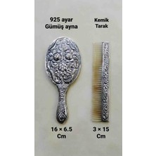 925 Ayar Gümüş, Kemik Tarak ve El Aynası