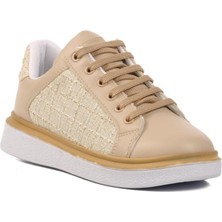 708 Z Bej Kadın Spor Ayakkabı