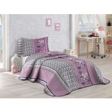 Cotton Box Tek Kişilik Dynamic Serisi  Yatak Örtüsü Seti Queen Pembe
