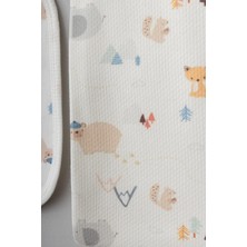 Bebitof My Baby Kumsal % 100 Coton 10 Lu Hastane Çıkışı Yeni Sevimli Panter Desenli ekru 10113
