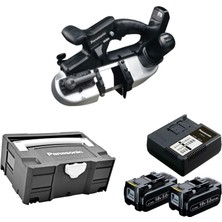 PANASONIC EY45A5LJ2G Akülü Şerit Testere (18V-5.0Ah Pil Seti - Systainer Çanta)