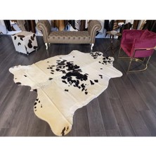 Hakiki Deri Dana Postu Siyah - Beyaz 200 x 240 - 0701000202