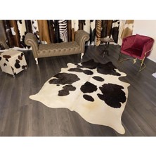 Hakiki Deri Dana Postu Siyah - Beyaz 185 x 210 - 0701000050