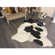 Hakiki Deri Dana Postu Siyah - Beyaz 205 x 250 - 0701000097